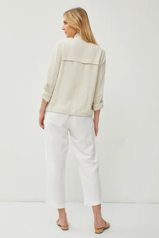 Utility Jacket With Pockets And Metal Snaps sold by U-NI-TY product image thumbnail 4