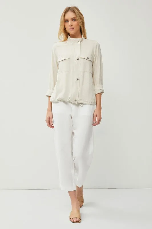 Utility Jacket With Pockets And Metal Snaps sold by U-NI-TY product image thumbnail 5