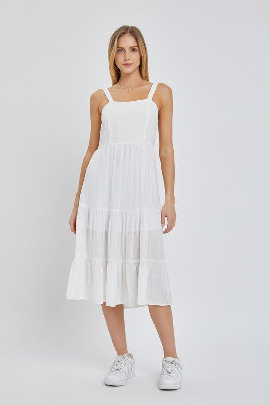 Jacquard Tiered Dress sold by U-NI-TY product image thumbnail 3