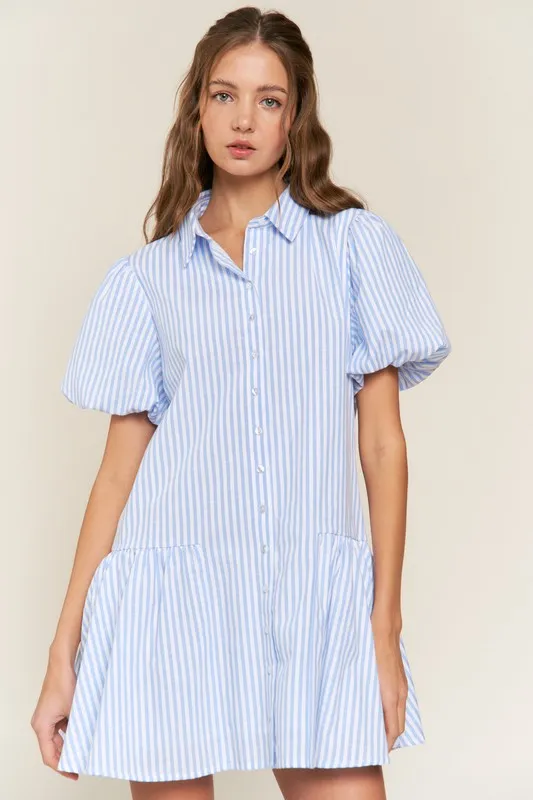 Stripe Mini Dress sold by U-NI-TY