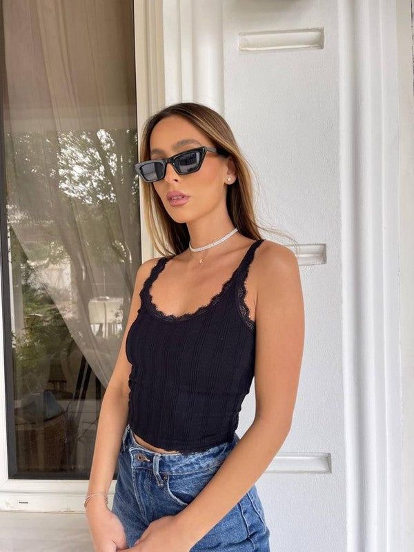 Lace Detail Cami sold by U-NI-TY product image thumbnail 3