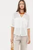 Short Sleeve Sheer Knit Button Up sold by U-NI-TY