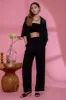Short Sleeve Sheer Knit Button Up sold by U-NI-TY