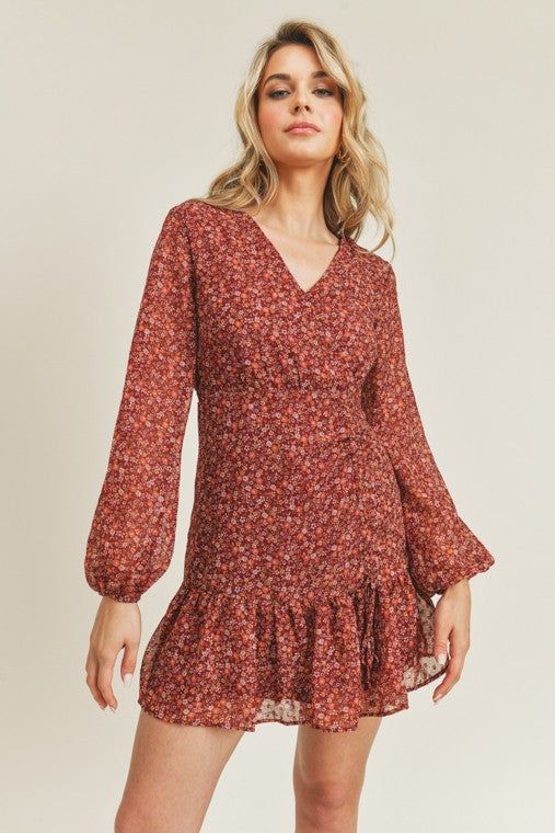 Floral Print Mini Dress sold by U-NI-TY product image thumbnail 6