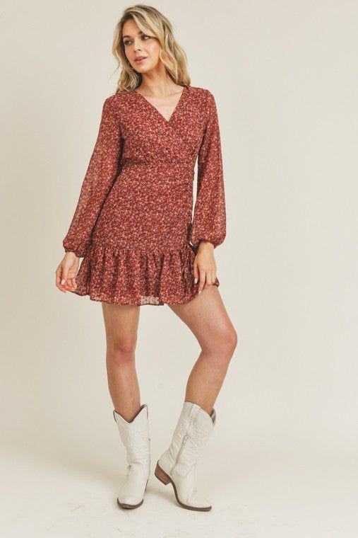 Floral Print Mini Dress sold by U-NI-TY