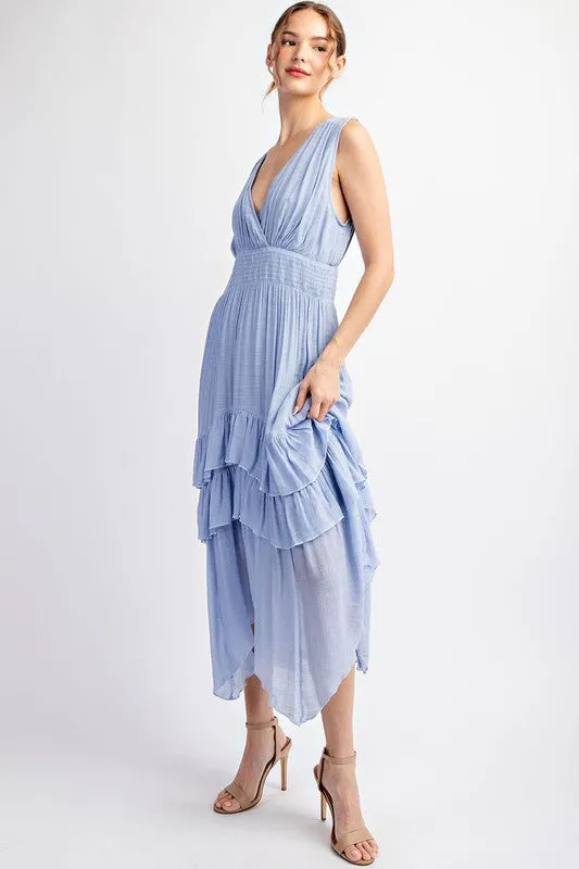 Ruffle Maxi Dress sold by U-NI-TY product image thumbnail 4