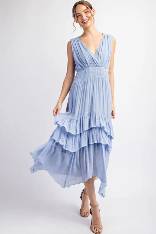 Ruffle Maxi Dress sold by U-NI-TY