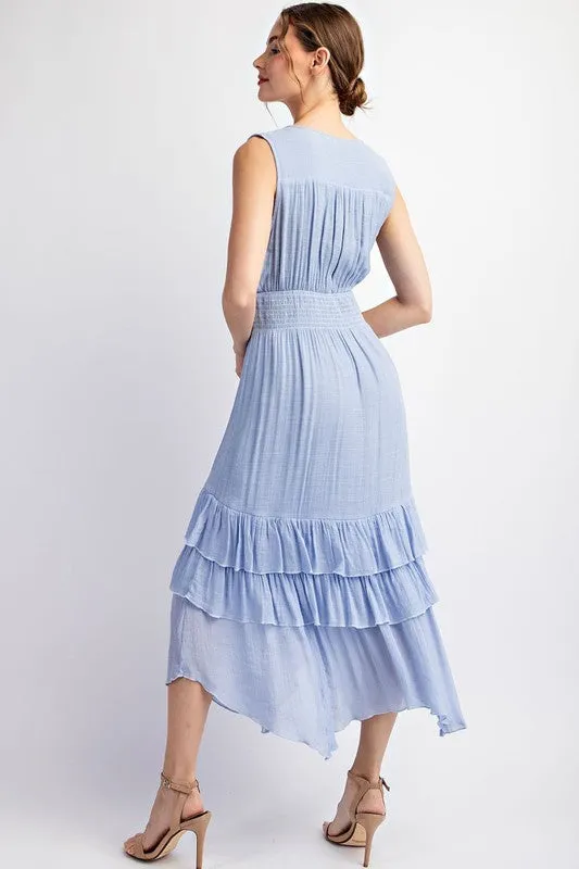 Ruffle Maxi Dress sold by U-NI-TY product image thumbnail 5