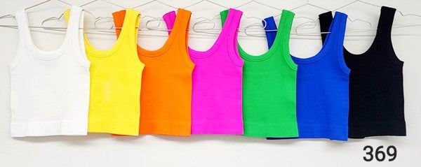 Thick Cropped Ribbed Tank sold by U-NI-TY