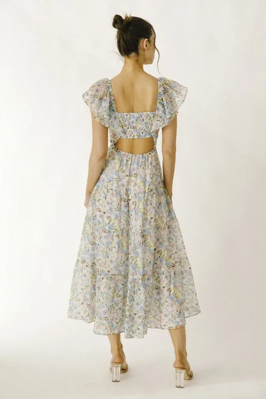 Floral Romantic Midi Dress sold by U-NI-TY product image thumbnail 4