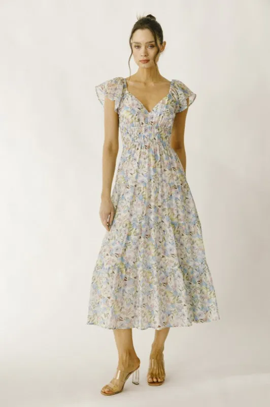 Floral Romantic Midi Dress sold by U-NI-TY