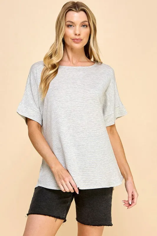 Striped Grey Shirt sold by U-NI-TY