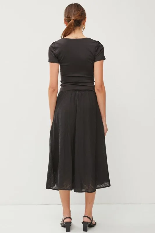 Basic Square Neck Short Sleeve Top sold by U-NI-TY product image thumbnail 2