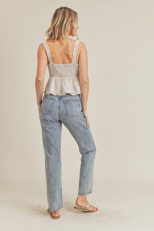 Ruffle Detail V Neck Tank sold by U-NI-TY product image thumbnail 3