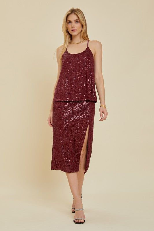 Sequin Racer Back Tank sold by U-NI-TY product image thumbnail 2