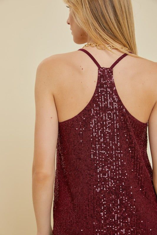 Sequin Racer Back Tank sold by U-NI-TY product image thumbnail 3