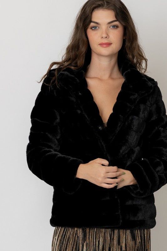 Faux Fur Jacket (2 Colours) sold by U-NI-TY product image thumbnail 4
