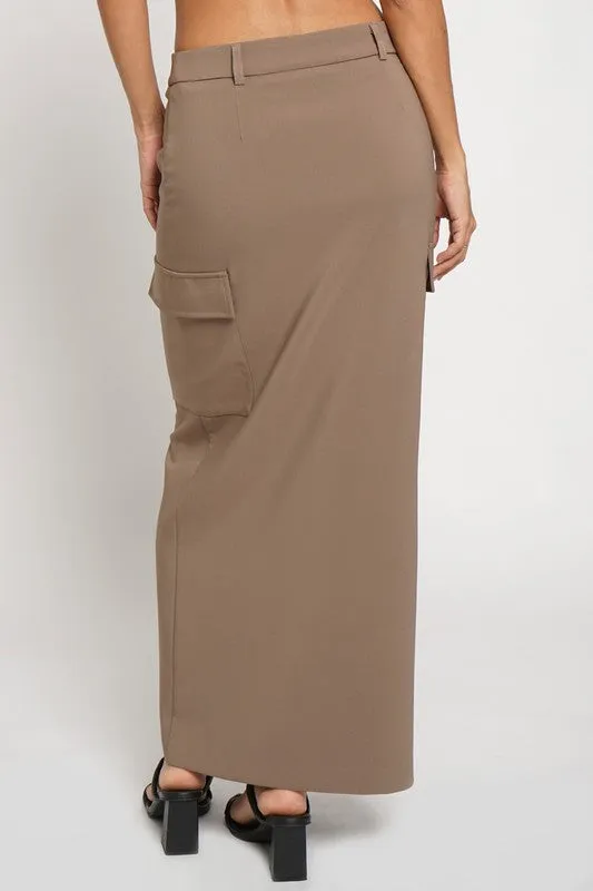 Front Slit Cargo Skirt sold by U-NI-TY product image thumbnail 3