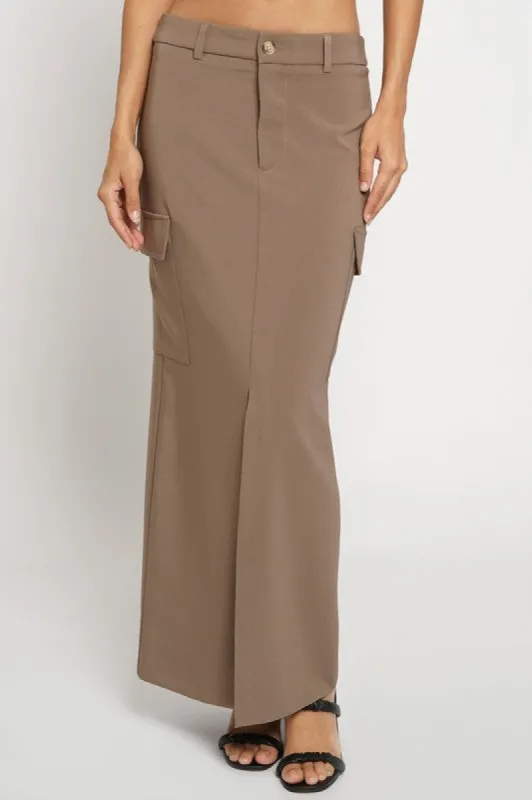 Front Slit Cargo Skirt sold by U-NI-TY