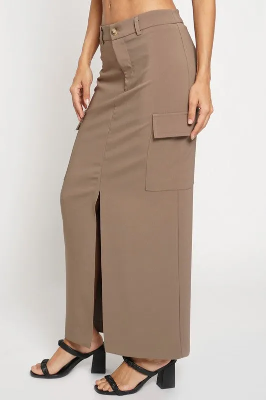 Front Slit Cargo Skirt sold by U-NI-TY product image thumbnail 2
