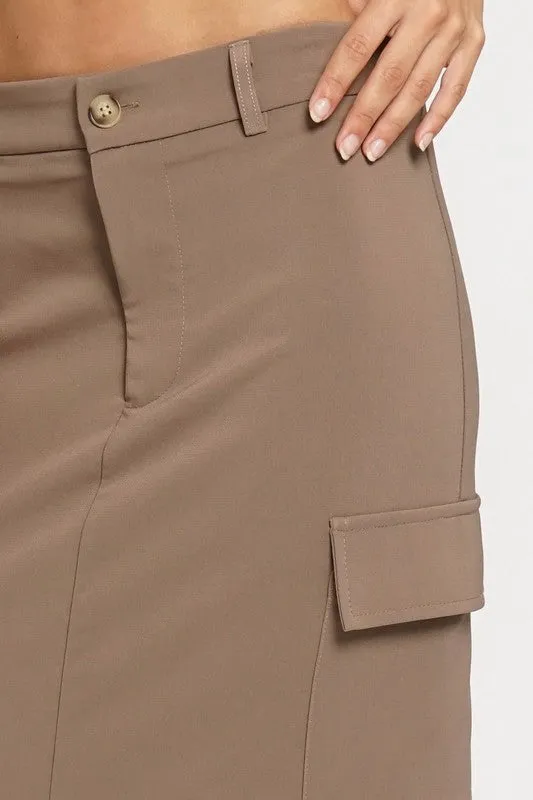 Front Slit Cargo Skirt sold by U-NI-TY product image thumbnail 4