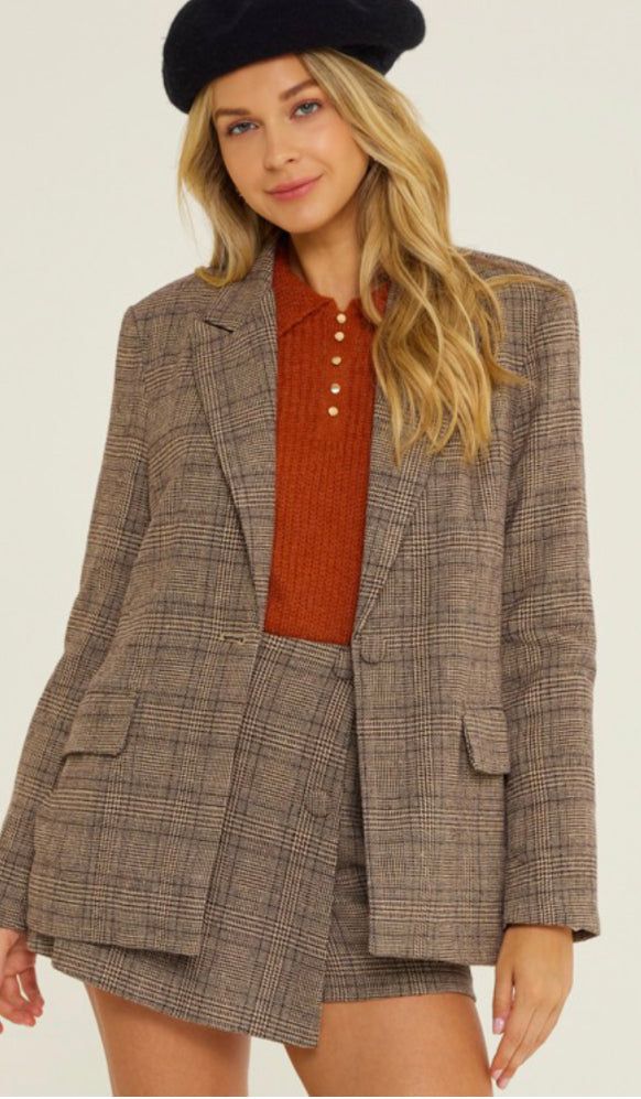 Plaid Blazer sold by U-NI-TY product image thumbnail 4