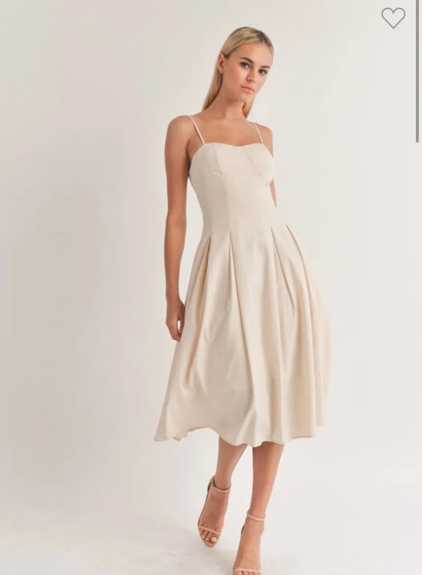 Sweetheart Neckline Flared Dress sold by U-NI-TY product image thumbnail 3