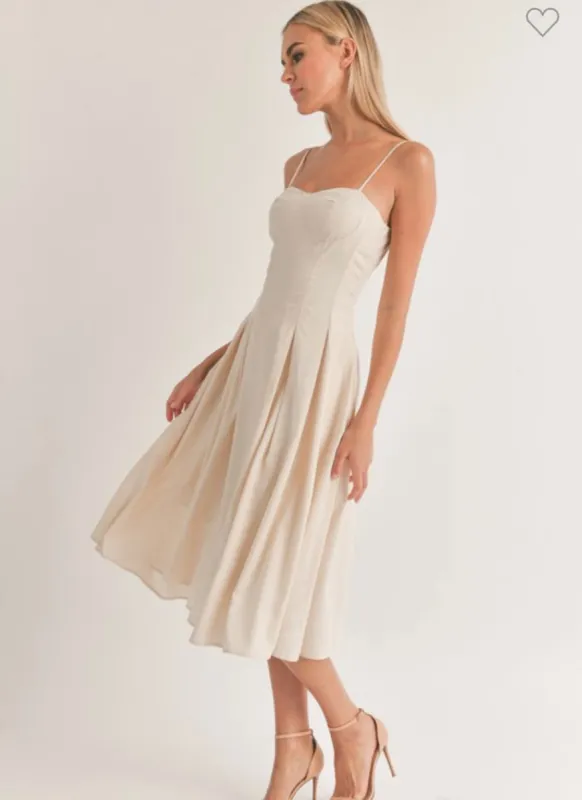 Sweetheart Neckline Flared Dress sold by U-NI-TY