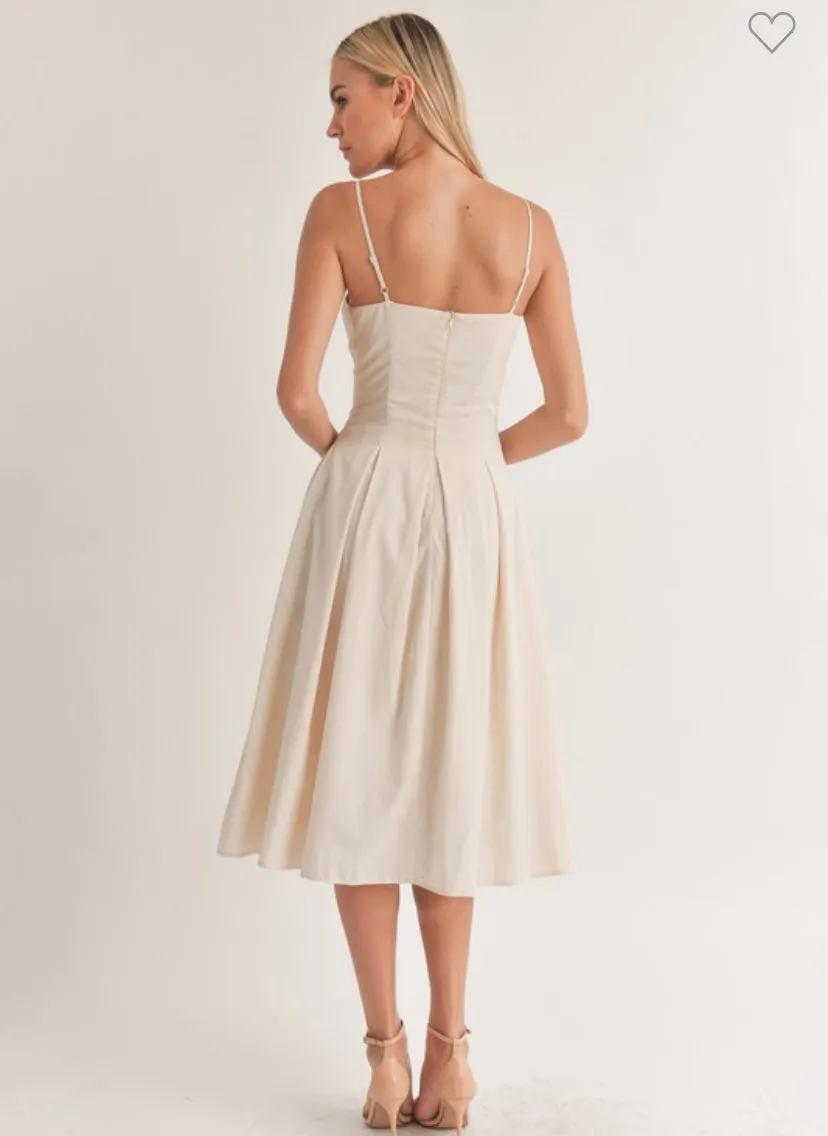 Sweetheart Neckline Flared Dress sold by U-NI-TY product image thumbnail 5