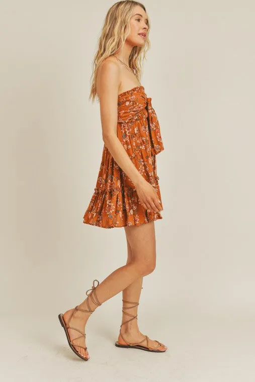 Strapless Smocked Mini Dress sold by U-NI-TY product image thumbnail 3