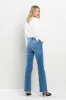 High Rise Ultra Stretch Bootcut Jeans sold by U-NI-TY