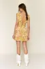 Yellow Floral Mini Dress sold by U-NI-TY