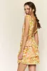 Yellow Floral Mini Dress sold by U-NI-TY