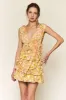 Yellow Floral Mini Dress sold by U-NI-TY