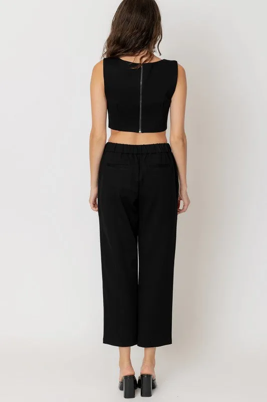 High Waisted Pleated Pants sold by U-NI-TY product image thumbnail 3