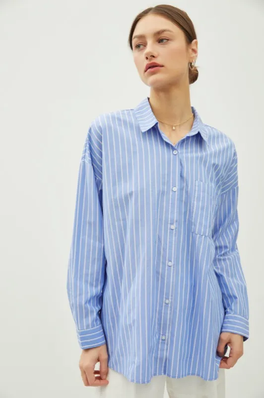 Chambray Striped Shirt sold by U-NI-TY