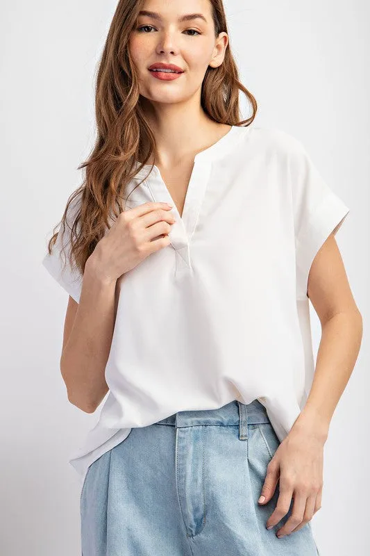 Short Sleeve Blouse Top sold by U-NI-TY product image thumbnail 2