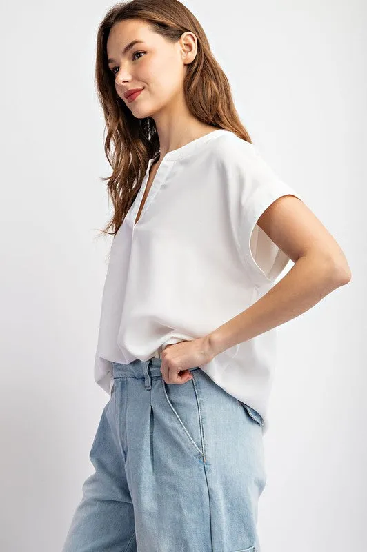 Short Sleeve Blouse Top sold by U-NI-TY product image thumbnail 3