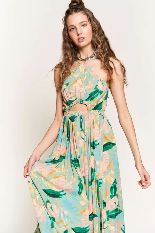 Sage Floral Maxi Dress sold by U-NI-TY product image thumbnail 2
