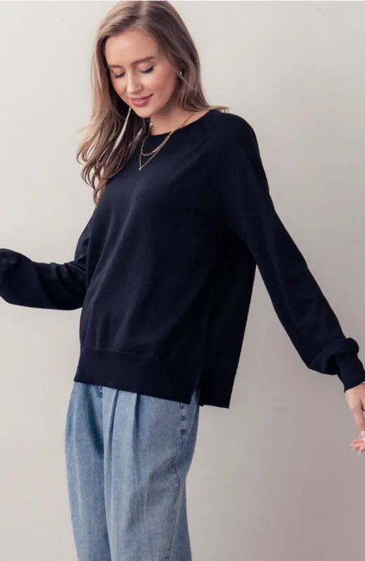 Soft Knit Casual Sweater Top sold by U-NI-TY