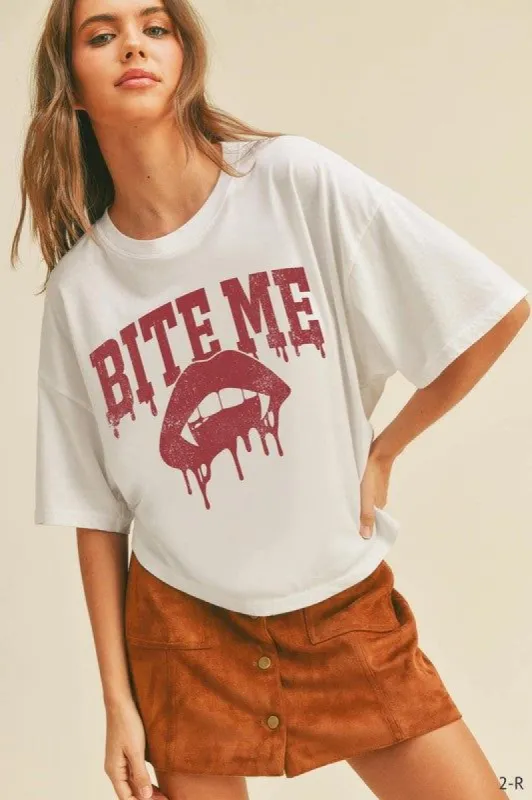 Bite Me Graphic Tee sold by U-NI-TY
