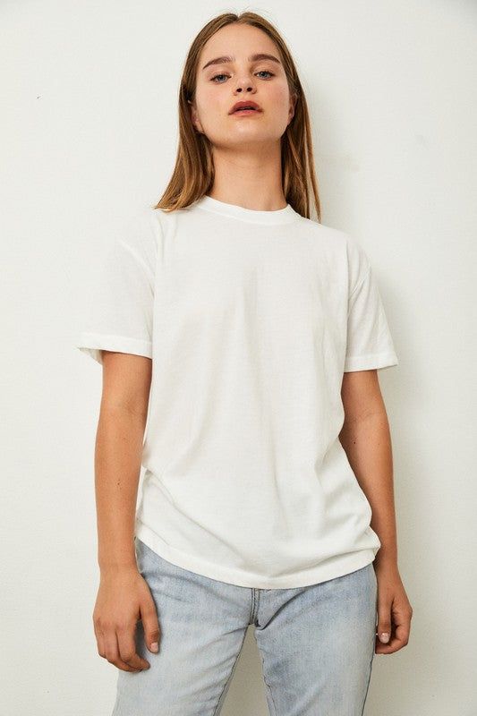 Soft Basic Round Neck Cotton T-shirts sold by U-NI-TY product image thumbnail 5