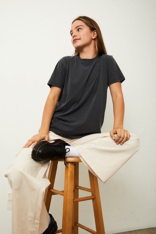 Soft Basic Round Neck Cotton T-shirts sold by U-NI-TY