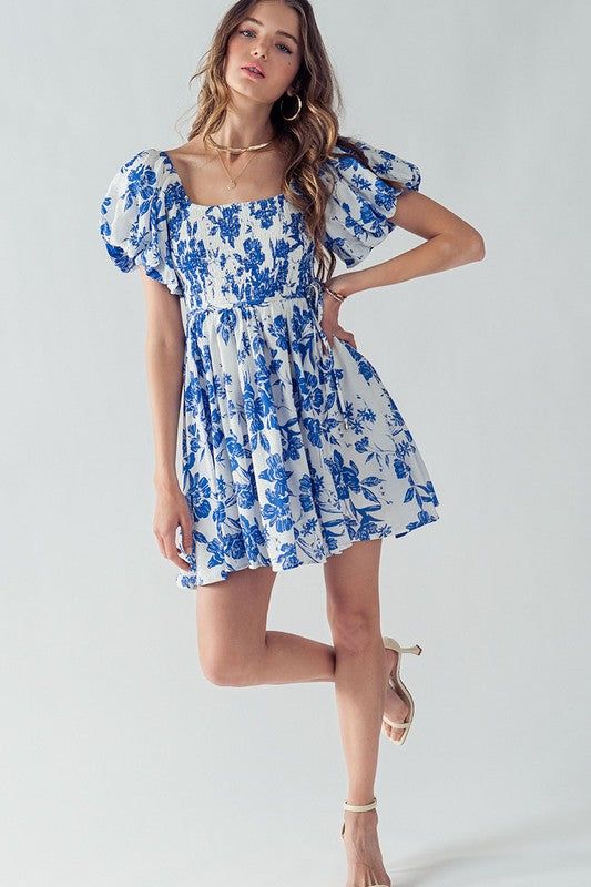 Elsie Blooming Puff Sleeve Dress sold by U-NI-TY product image thumbnail 4
