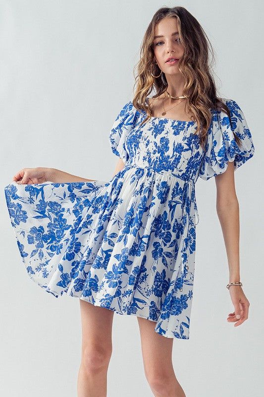 Elsie Blooming Puff Sleeve Dress sold by U-NI-TY product image thumbnail 2