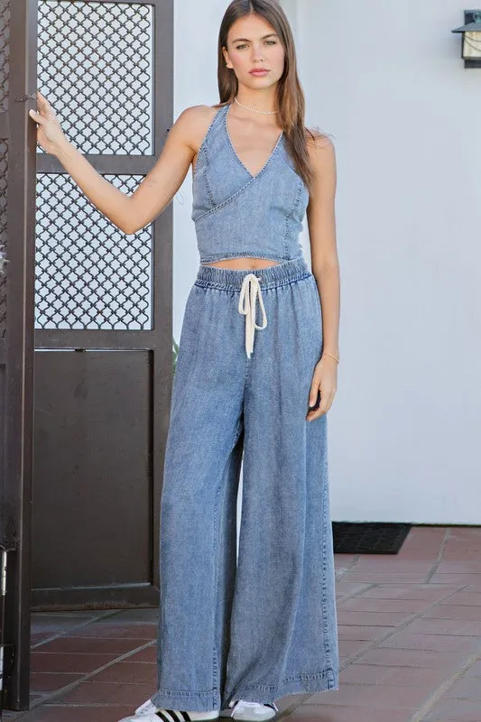 Mineral Washed Straight Leg Pants sold by U-NI-TY product image thumbnail 2