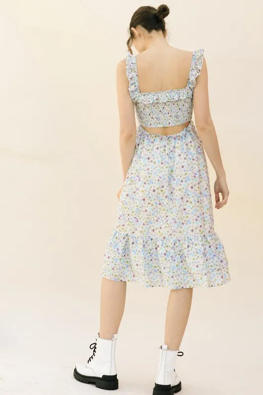 Ditsy Floral Midi Dress sold by U-NI-TY product image thumbnail 5