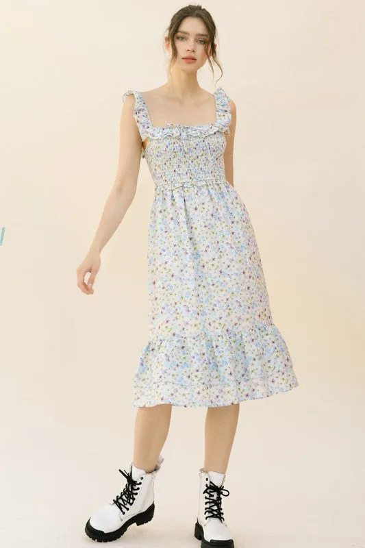 Ditsy Floral Midi Dress sold by U-NI-TY product image thumbnail 3