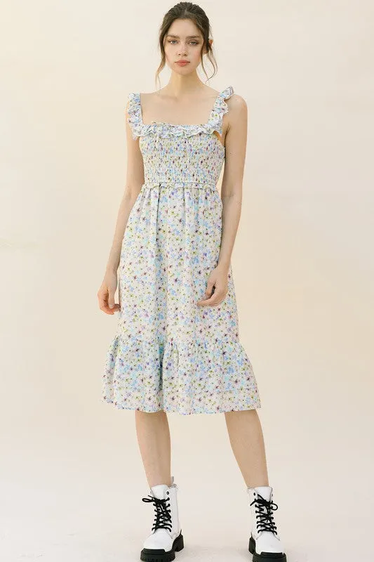 Ditsy Floral Midi Dress sold by U-NI-TY