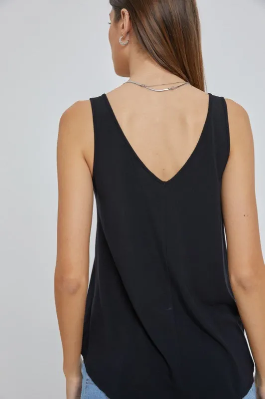 Bamboo Modal V Neck Tank sold by U-NI-TY